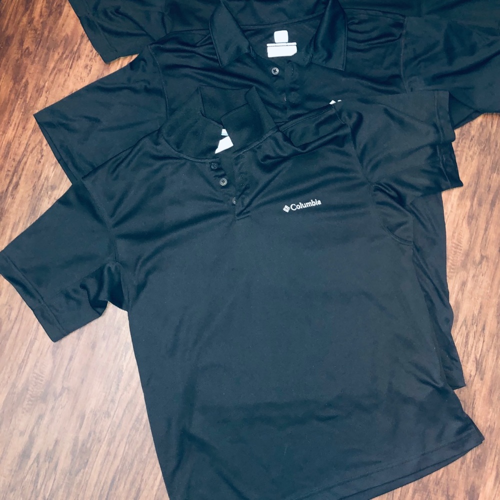 Columbia dry fit polos